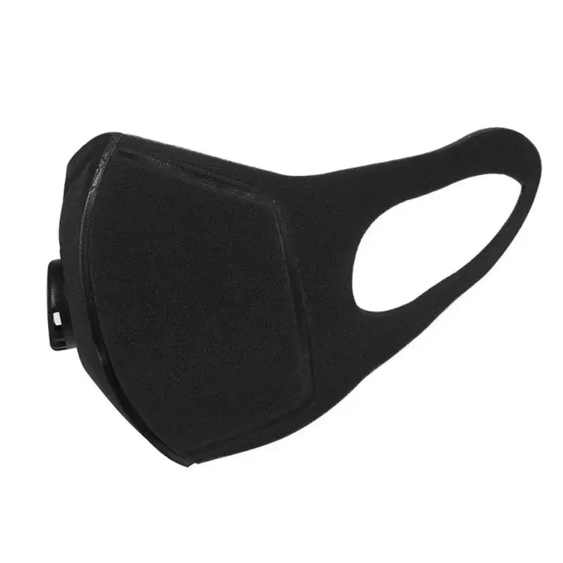 Men Women Anti Dust Mask Anti PM2.5 Pollution Face Mouth Respirator Black Breathable Valve Mask Filter 3D Mouth Cover 5