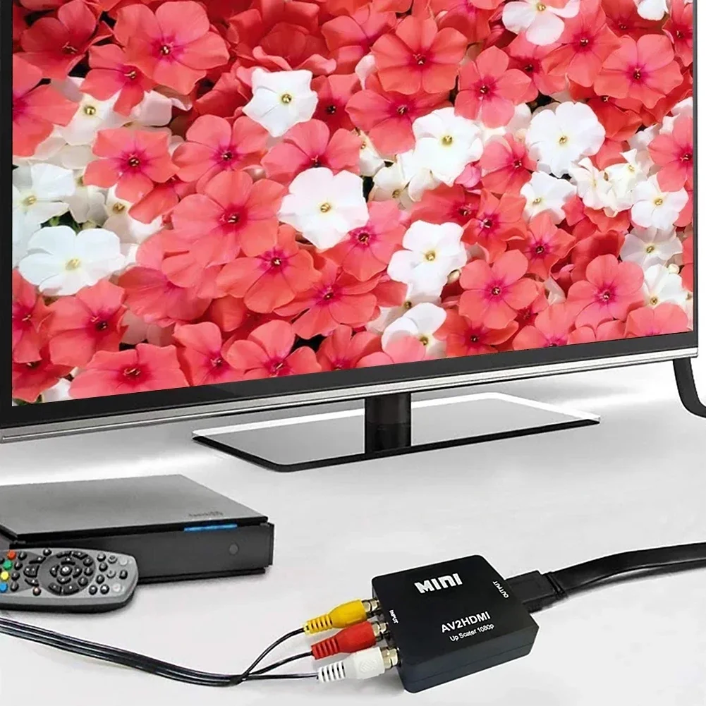 EASYCEL Convertitore RCA S-Video A HDMI, RCA Composite CVBS AV O S - Foto 3