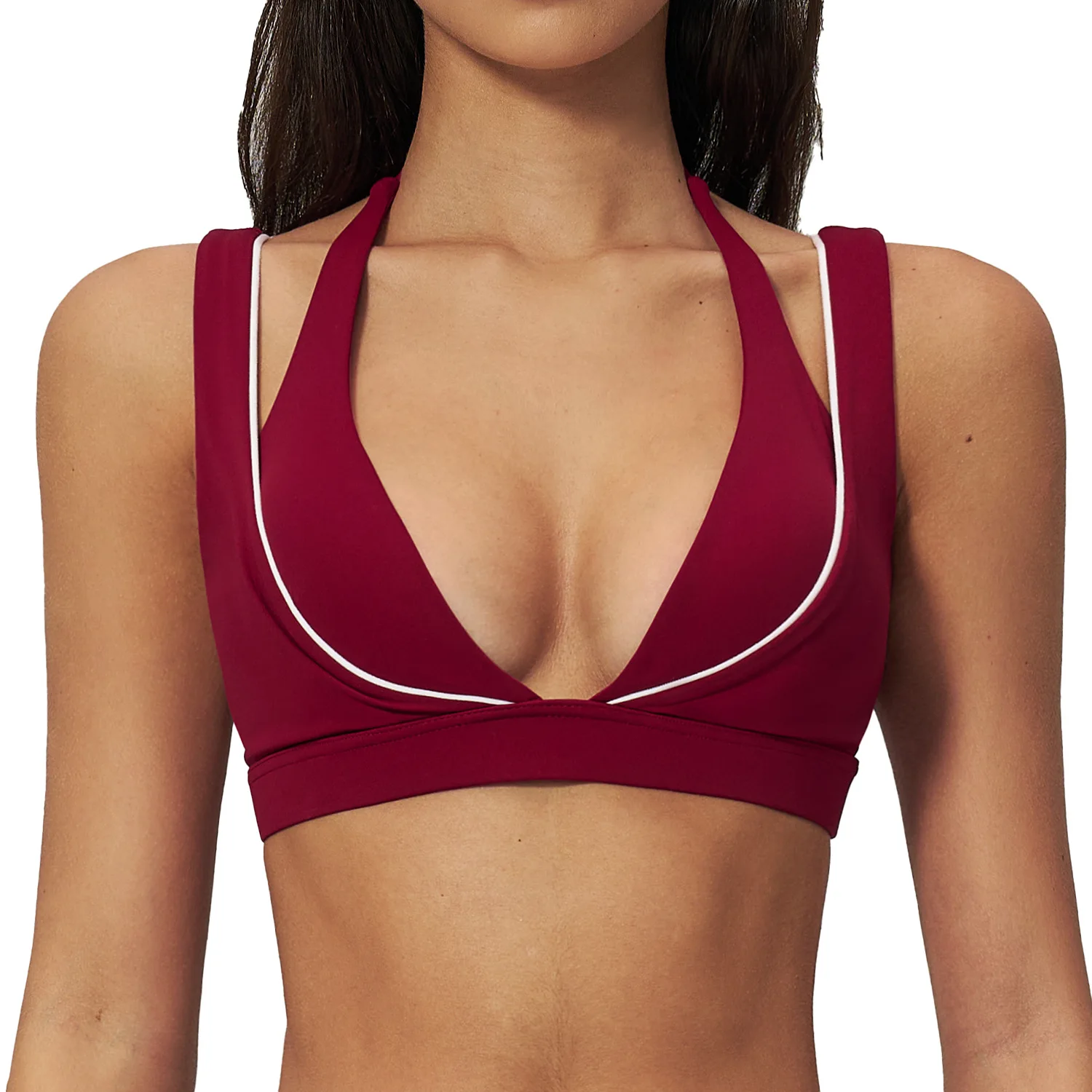 Yoga Underwear Women Sports Bra Breathable Shock Proof Gym Workout Fitness Push up Top Yoga Running Active Sportswear Vest Bra 2