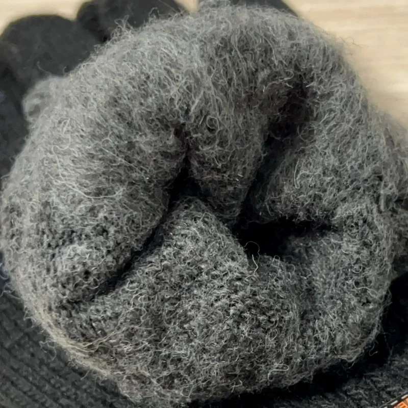 Two Finger Touchscreen Gloves Winter High Elasticity Thickening Lining Glove Unisex Outdoor Skiing Freeze-proofing Warm Gloves