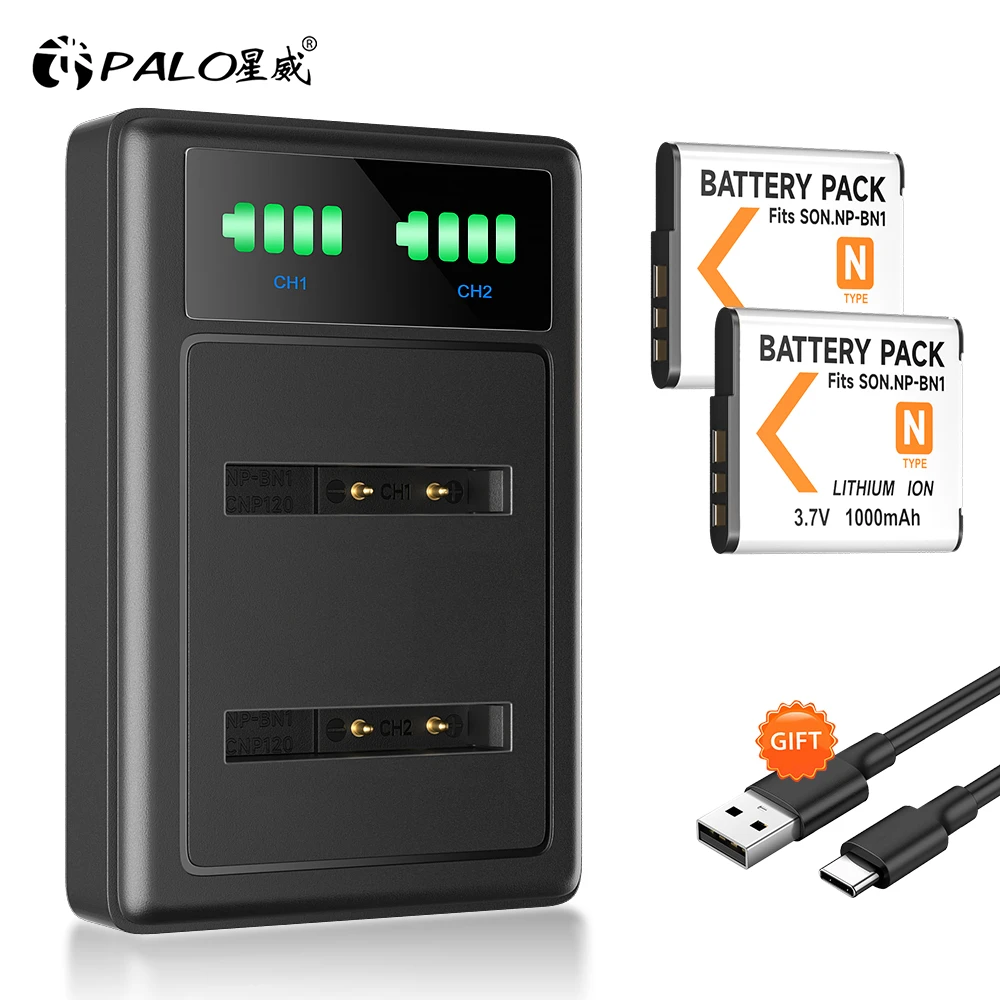 Np-Bn1 Np Bn1 Batteria Ricaricabile Al Litio + Lcd Usb Doppio Caricatore Per Sony Tx9 T99 Wx5 Tx7 Tx5 W390 W380 W350 W320 W310 Macchina Fotografica