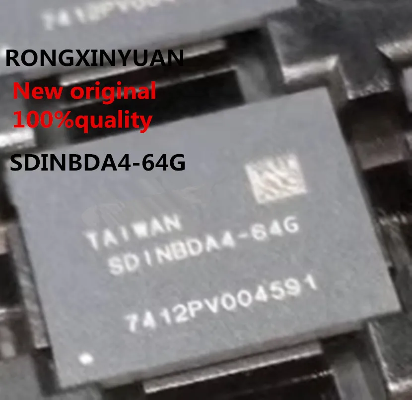 

5PCS New original SDINBDA4-64G EMMC stores 64GB of memory chips