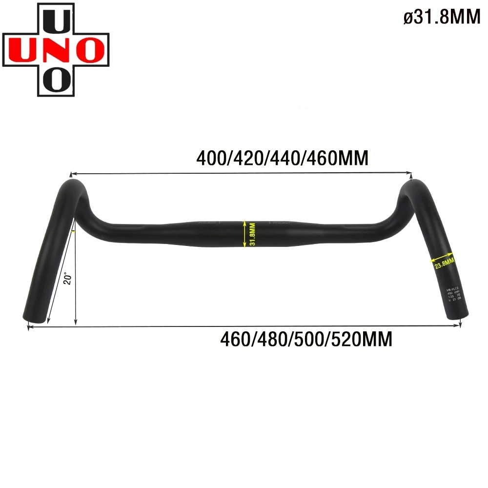 Bicycle Accessories Bicycle Handlebar Gravel Bicycle Bent Bar Road Racing Drop Aluminum Alloy