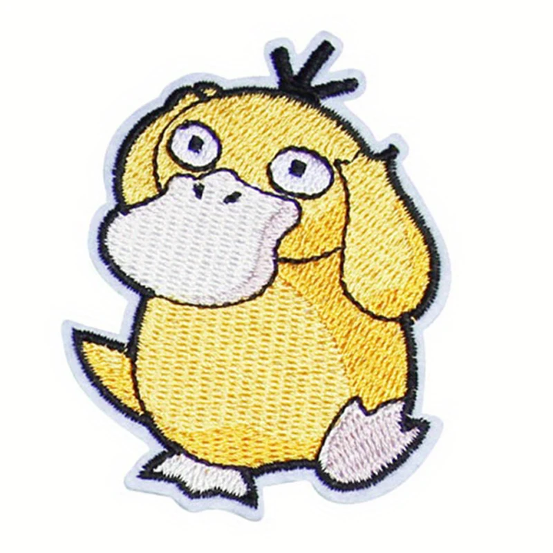 Аніме Гра Мила качка Нашивка для одягу Мультяшні тварини Значки Праска на латках Швейна тканина Нашивка Смуги Нашивка своїми руками Наклейка