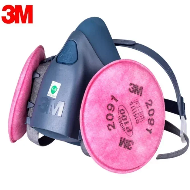 3M 7502 Respirator Mask Protective Industry Painting Spray Dust Gas Mask With 3M 501 5N11 6001CN Chemcial Half face for gas mask,dust mask,gas respirator,face respirator,half face respirator mask,dustproof respirator