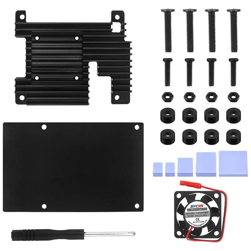 Raspberry Pi 4B �˷�̴� ���̽� �нú� �� ��Ƽ�� �濭 ��, �ð� �� ����, �Ǹ��� �濭�� �ݼ� ��, RPi 4 ��