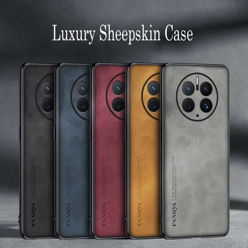 Per Huawei Mate 50 50E Pro Custodia In Silicone Antiurto In Pelle Di Montone Per Huawei Mate 50 Pro Rs Porsche Design Cover Per Telefono