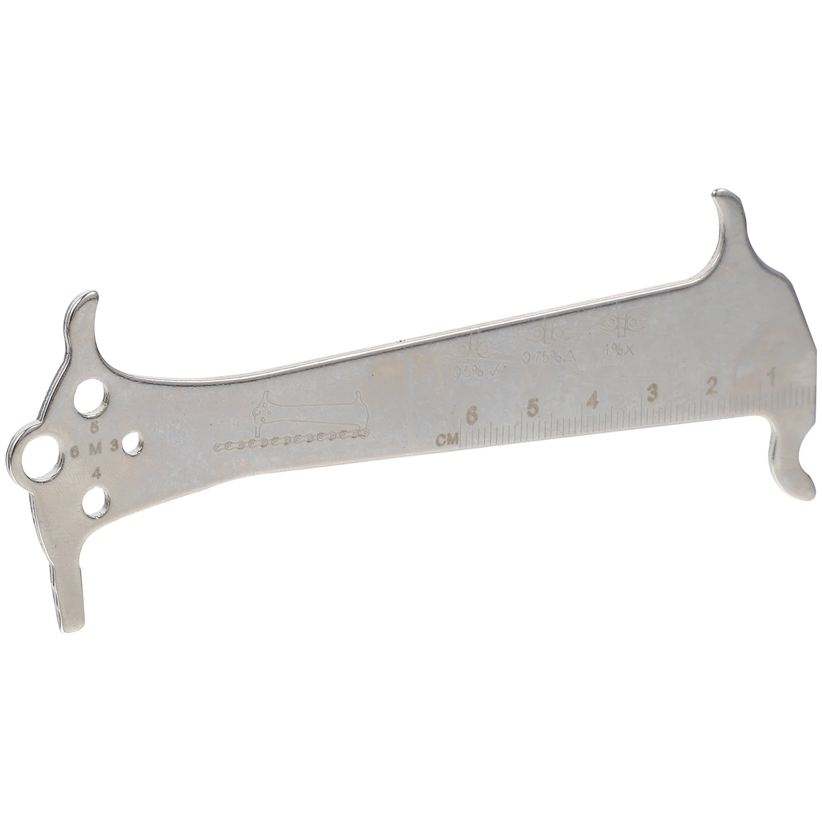 

Chain Measuring Ruler Bike Accessories Gauge Testing Tool Chains Indicator Stainless Steel Wear Repair Checker