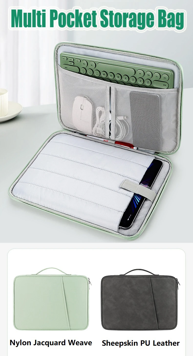 Wasserdichte Tablet Tasche Mit Griff Für Maus Und Tastatur_voghion.com