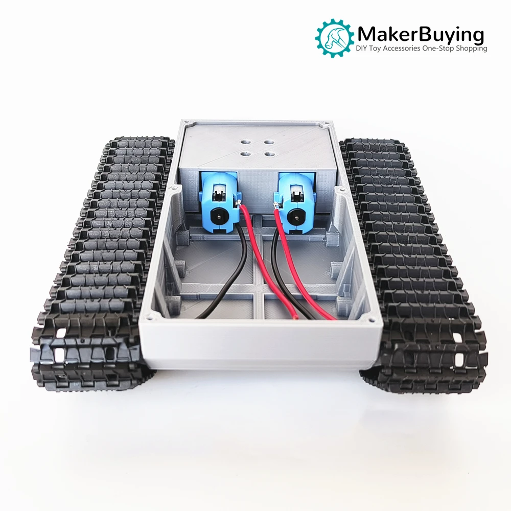 Remote Control Tank Track chassis intelligent diy climbing car robot toy 3D printing upgrade accessories TT motor version