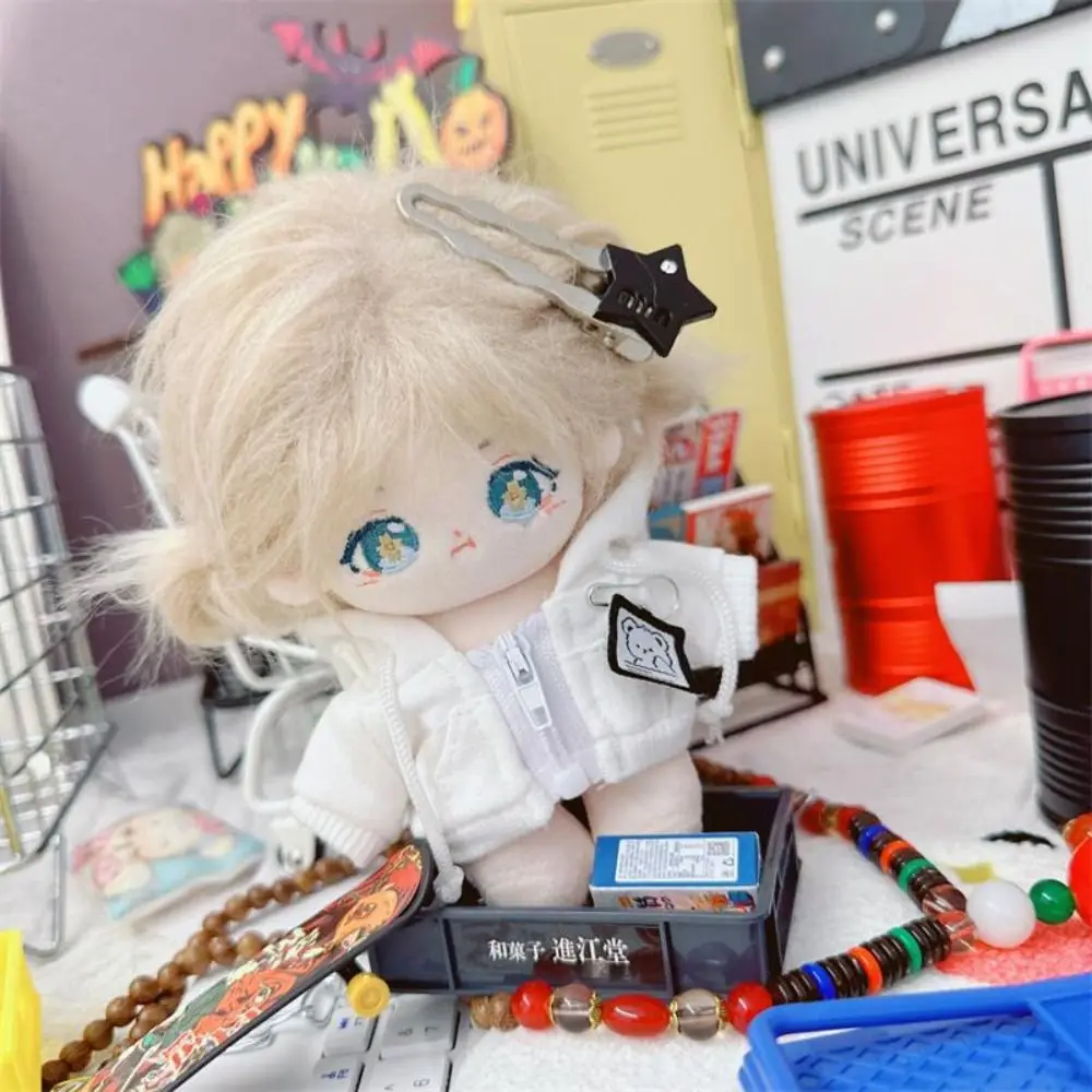 New Handmade Doll Hoodies 2 Colors Fashion Doll Sweatshirt with Hat Doll Outfits 10/20cm Cotton Dolls/1/12 BJD Dolls