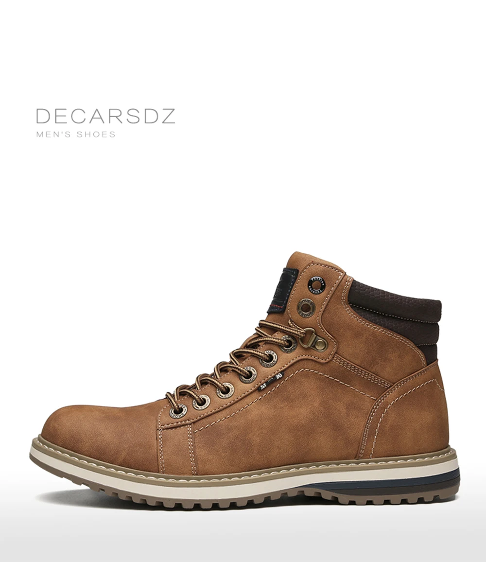 Comfy Leather Outdoor Anti Skid durable outsole Men Boots Winter Boots Men New Warm Fur Plush Caters Flock Snow Boots 8 S2b26d5c975724bbb95b51b1fc276257fs