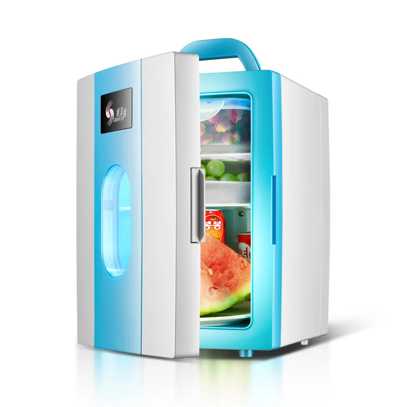 10L Car mounted household mini refrigerator student dormitory cosmetics facial mask fresh-keeping refrigerator