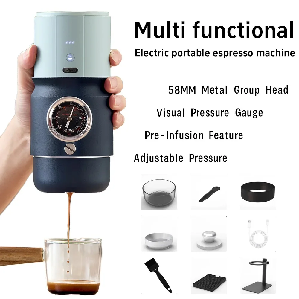 STARSEEKER Super58 Portable Espresso Machine, Small Electric Coffee Maker for Home, Office & Outdoor Camping 1