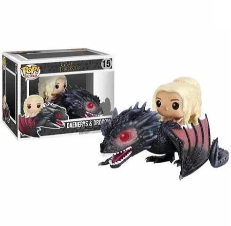 thumbnail image 4 of Funko POP Juego de la NOCHE REY ICY VISERION Tronos 22# 34# Daenerys Drogon 16# RHAEGAL 20# 47# Figuras de juguete Juguetes de modelos coleccionables, 4 of 5