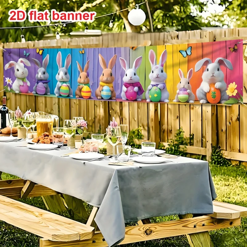 Rabbit Easter Party Banner 6
