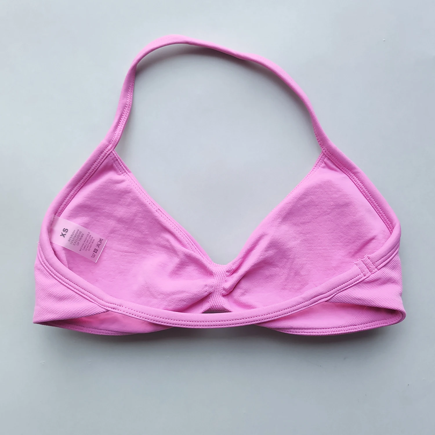NO LOGO Sports Bra Strappy Backless Yoga Gym Bra Removable Cups Women Workout Clothing Gym Top Halter Sport Bras 4