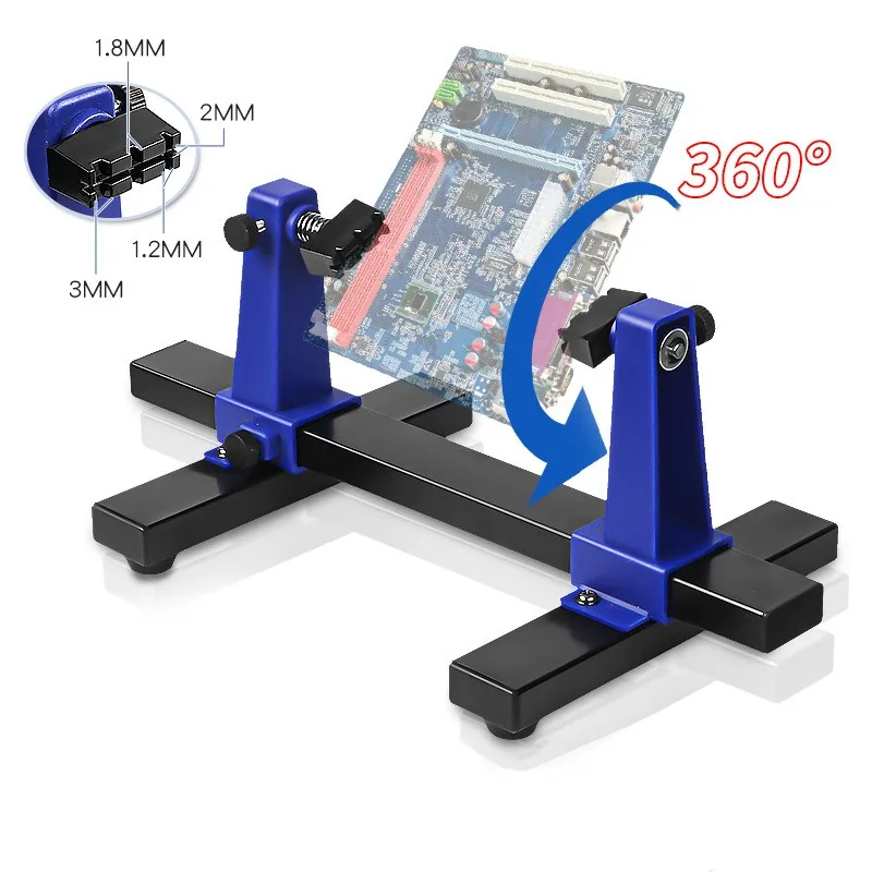 ALLSOME 0-200mm Adjustable PCB Holder 360 ° Rotation Printed