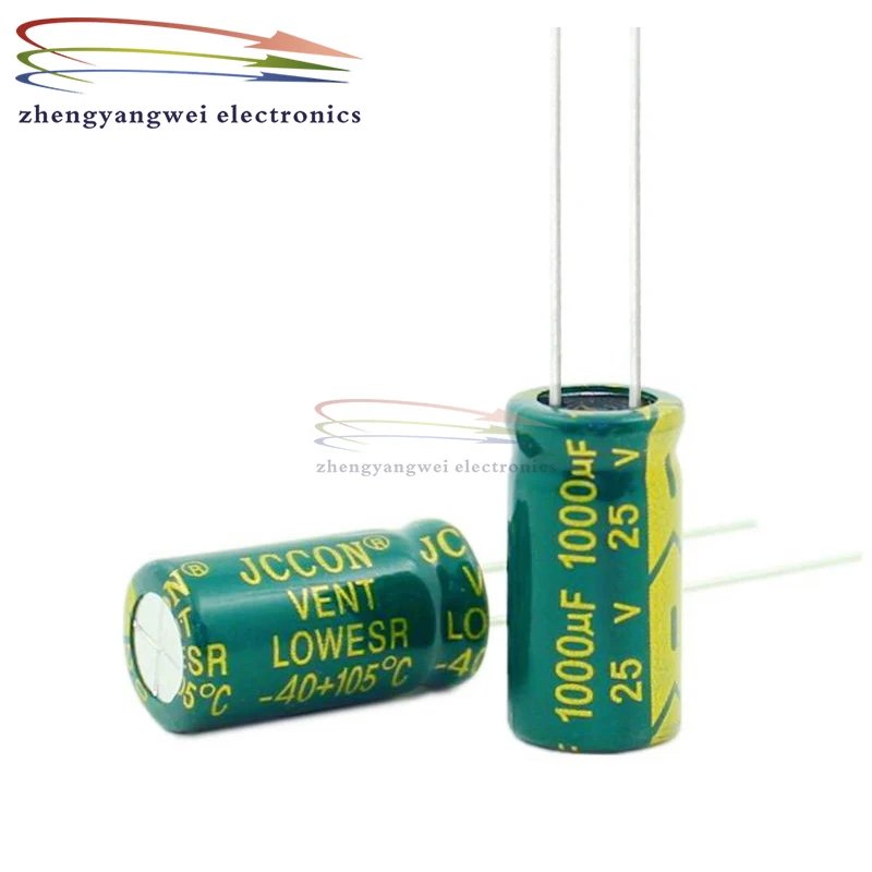 500pcs 10x20mm 25v1000uf High frequency low resistance Electrolytic Capacitor 20pcs 10x17mm 10v1500uf 16v1000uf 25v1000uf 35v470uf 100v100uf high frequency low resistance electrolytic capacitor