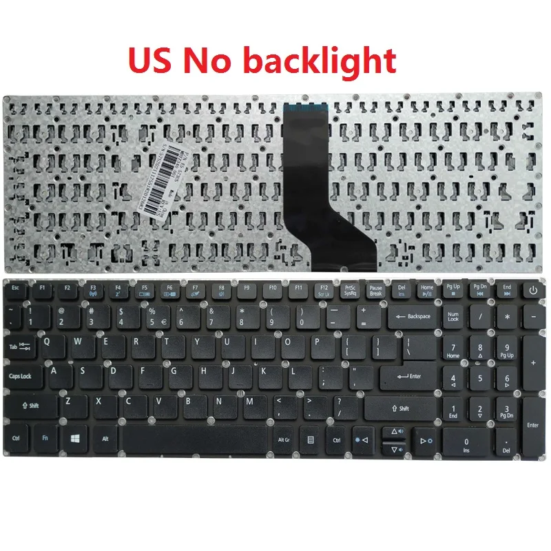 Russian/US/UK/Spanish/Latin/German/Italy laptop Keyboard for ACER