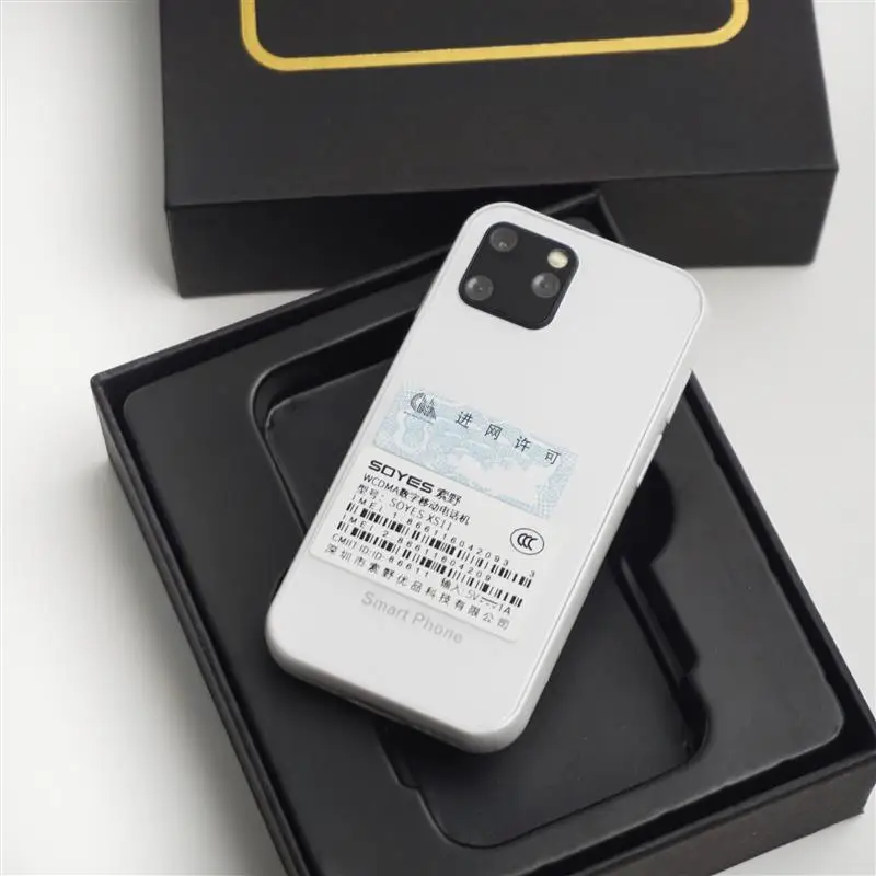Soyes XS11 Mini Android 6.0 Cell Phones With 3D Glass Slim Cute Smartphone Google Play Store HD Camera Dual Sim Quad Core 3