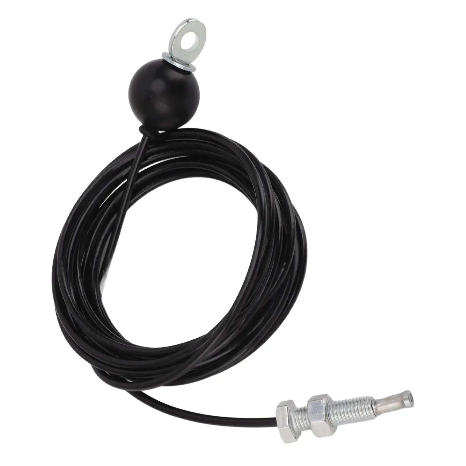 Adjustable Coated Fitness Pulley System Cable Black Steel Wire Rope for gym