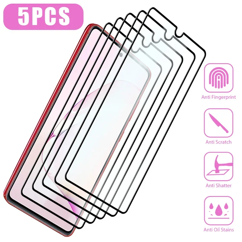 

5pcs Tempered Glass for Samsung A53 A73 A33 A23 A13 A32 A22 A52S 5G Screen Protector for Samsung A70 A50 A71 A51 A72 A03 A52 A12