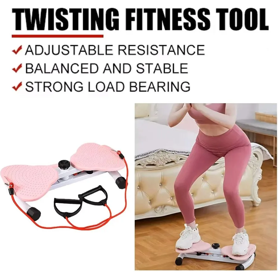 Waist Twisting Machine, Waist Whisper with Drawstring Body Shaping Waist Sculptor Machine Twiister Waist Twister Board Massage F