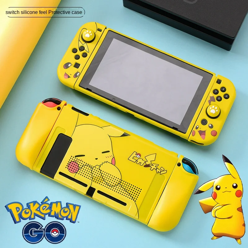 Custodia Pokemon Pikachu Tpu Anime Cover Per Nintendo Switch Ns Switch Console Di Gioco Guscio Protettivo Cover Posteriore Resistente Ai Graffi