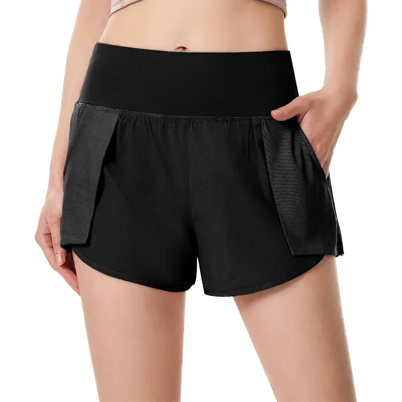Women's Tennis Shorts Pant Running Fitness High Waist Anti-lighting Quick-drying Breathable Yoga Sports Shorts Volleyball