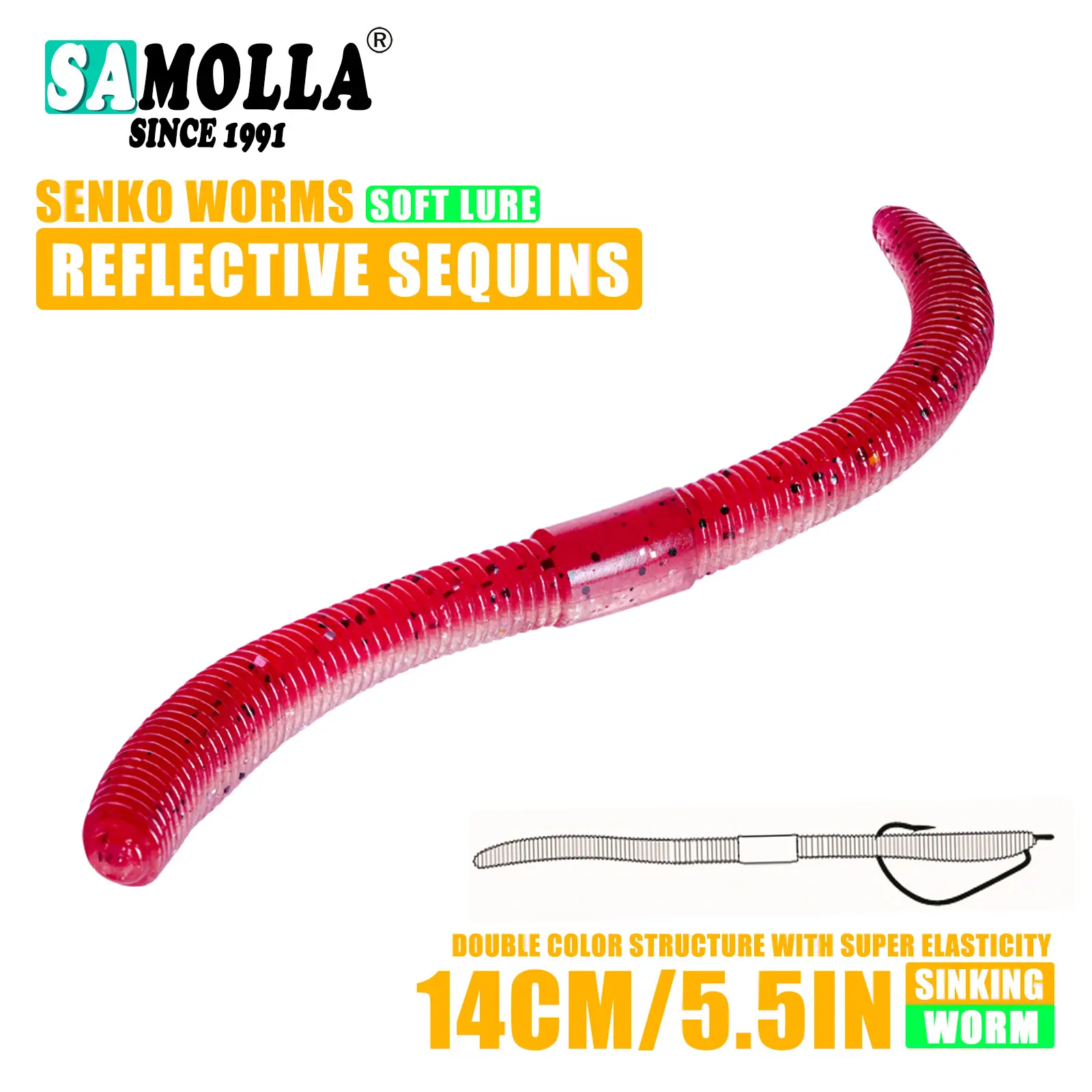  slider image of 10cm/14cm 10/15pcs/bag Soft Bait