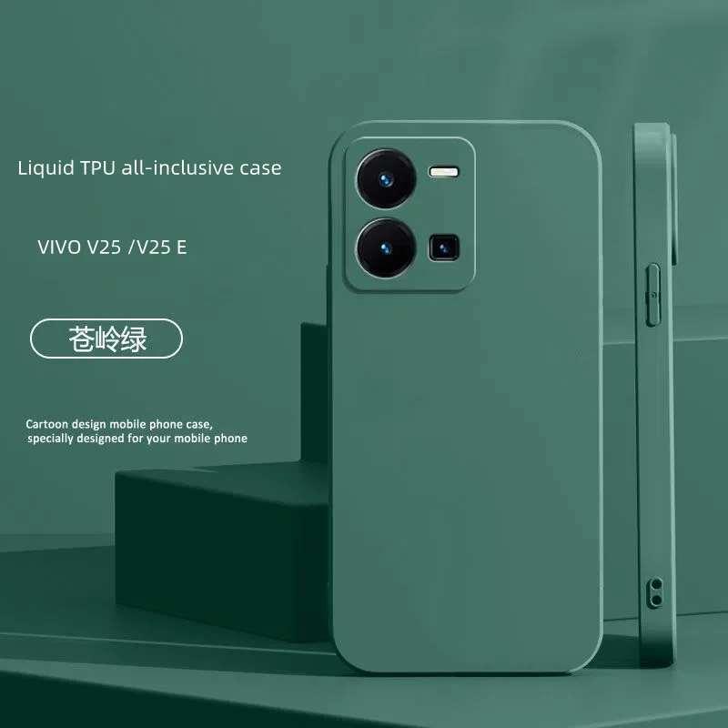 Fashionable Silicone TPU Case For VIVO V25 V25E Camera All-inclusive Protection Cover For VIVO Y22 S Y35 Y77 Y02S Cases Funda