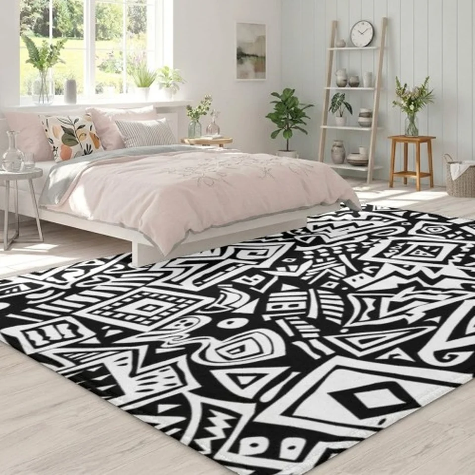 Koi Fish Lotus Pond Zen Garden Carpet