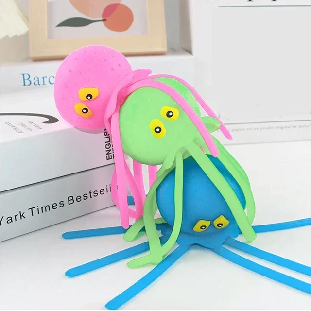 Sponge Octopus Bath Toy 6