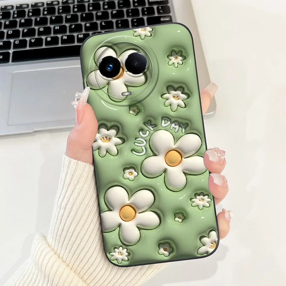 Fashionable Lens Protective Soft Silicone Phone Case