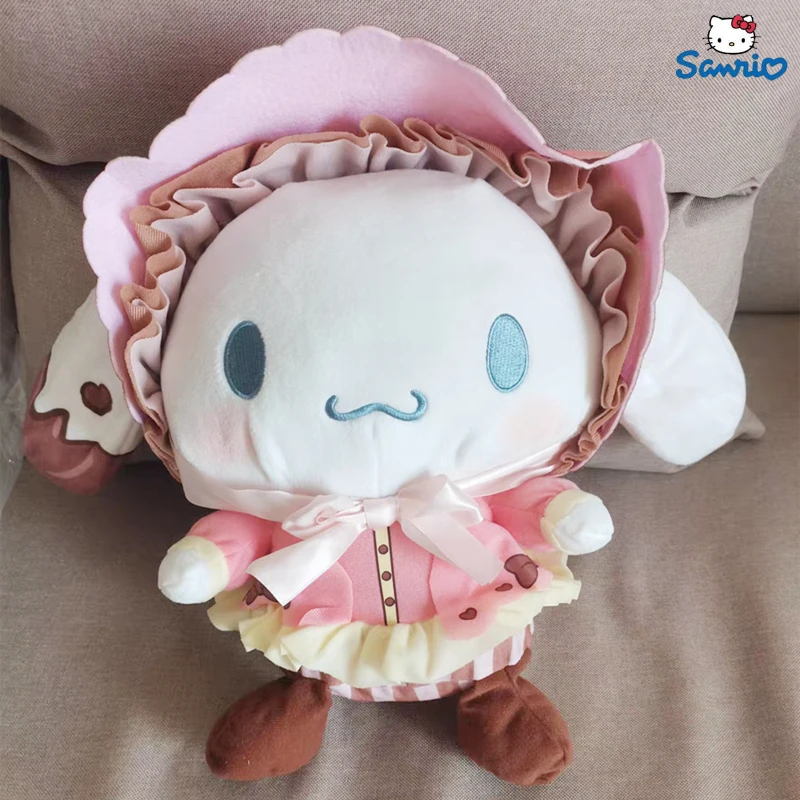 

Genuine Sanrio Kawayi Cinnamoroll Lolita Plush Toys Anime Stuffed Plushie Dolls Court Style Pillow Soft Pillow Children Gift Toy