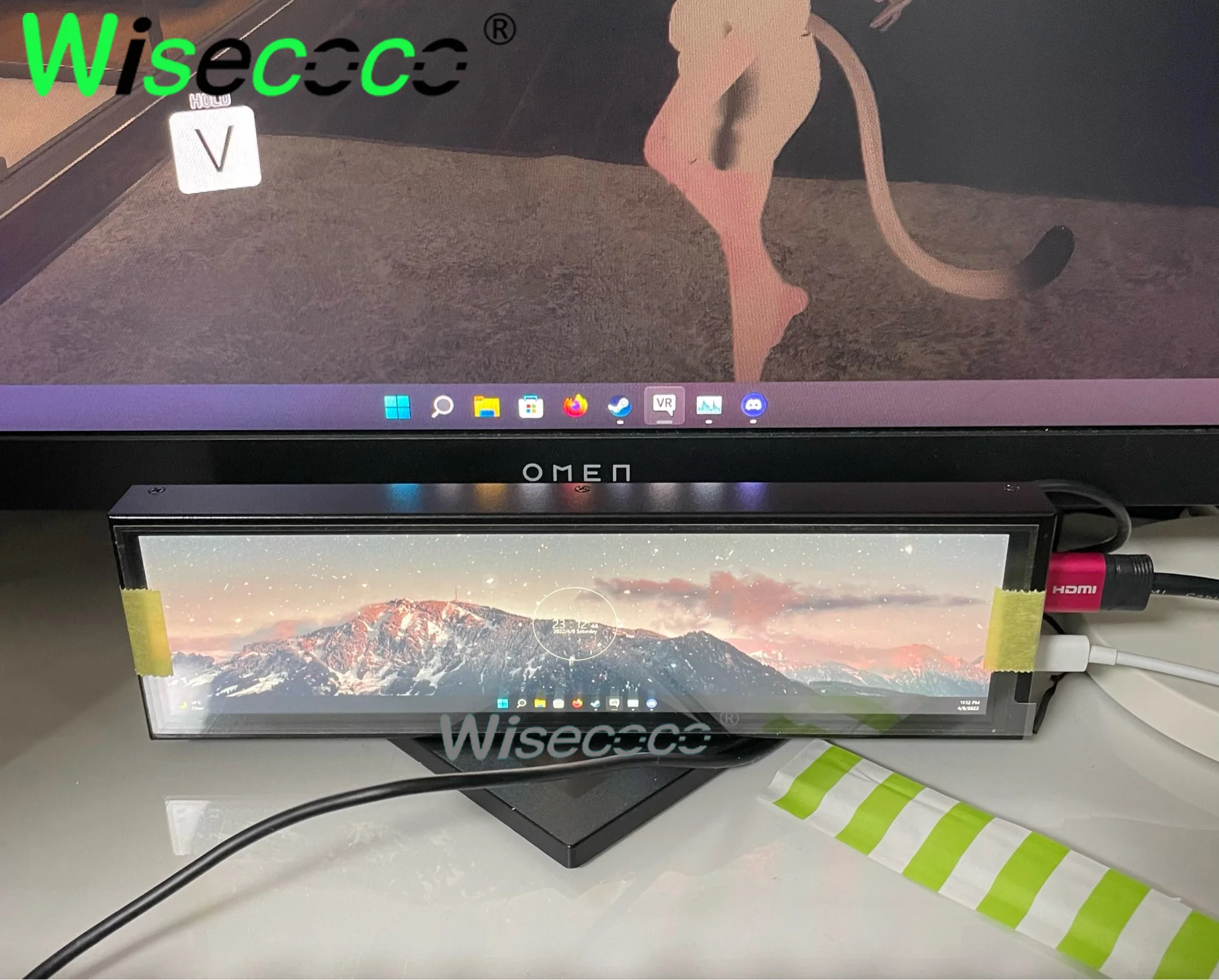 ޴ ġ   Ʈ  ÷, 8.8 ġ, 1920x480, Aida64, Win 10, 11,   3, 4 