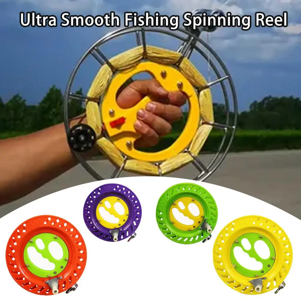 Fishing Line Winder with Anti Reverse Bearing Smooth Line Out Wire  Organizer Fishing Gear Sea Fishing ABS Reel Wheel