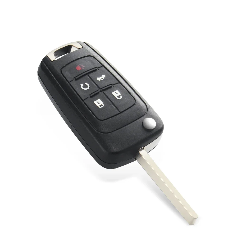 KEYYOU 10PCS Replacement Flip Folding Remote Key Shell For Opel Vauxhall Insignia Astra Mokka HU100 Blade