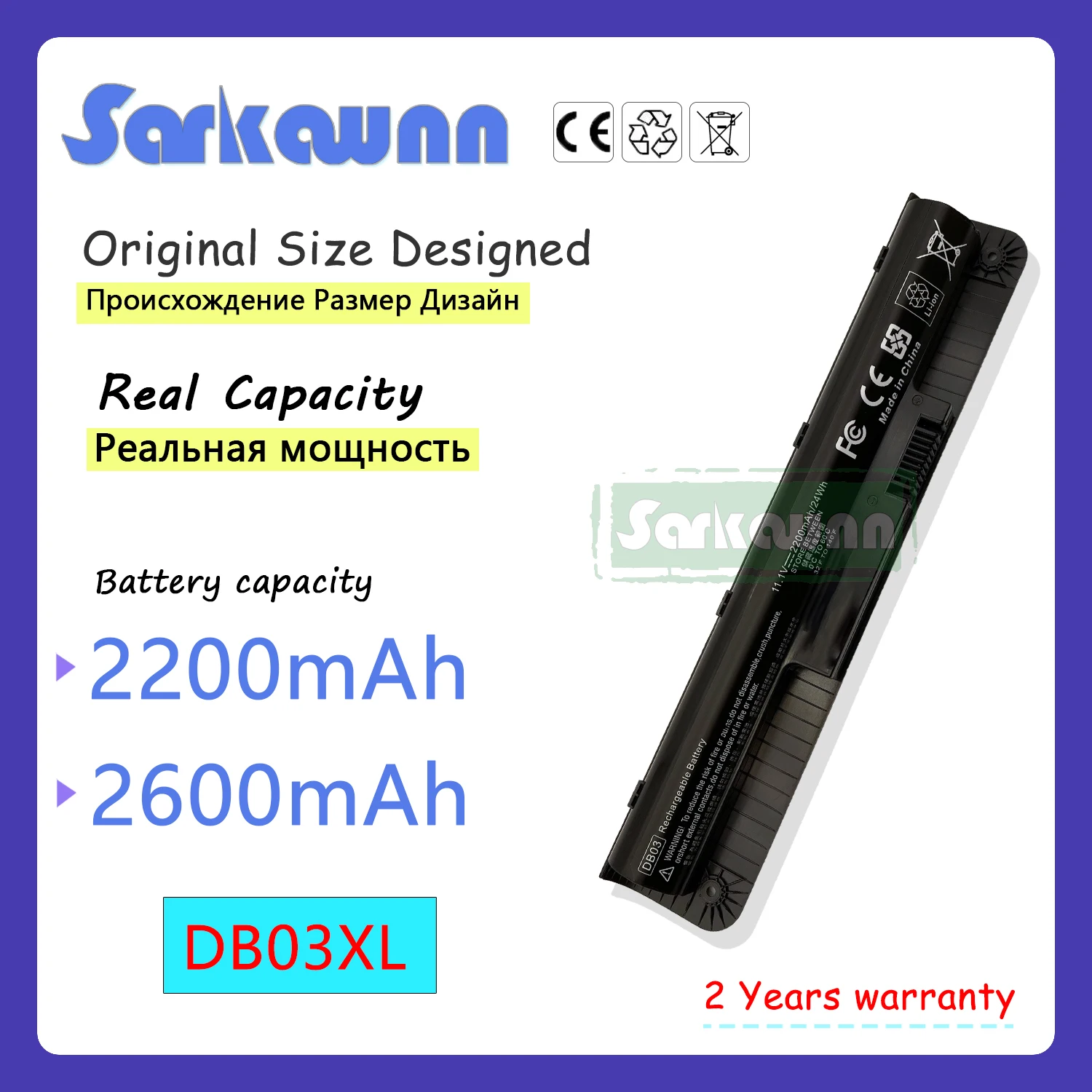 Sarkawnn-bateria do Portátil para hp 3cell Db03xl Db06 Probook 11 g1 ee g2 11.6 796938421