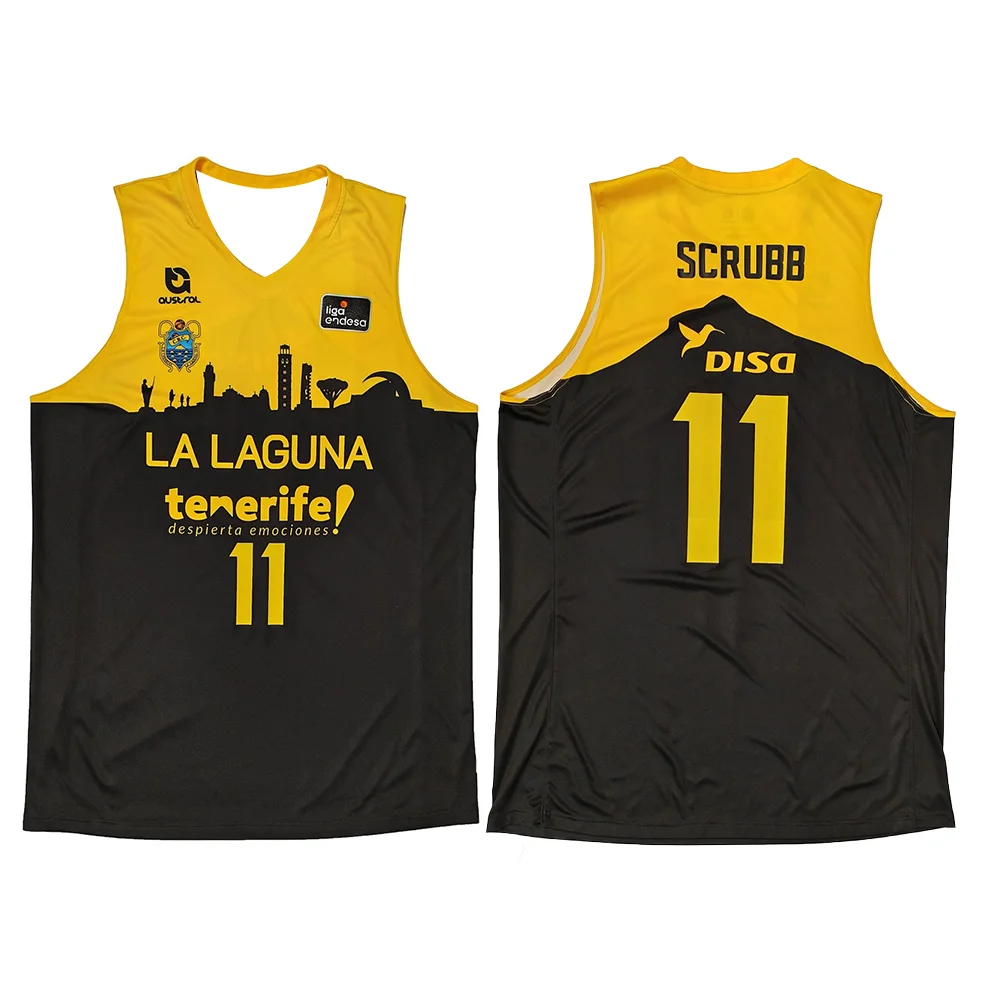 Basketball Jerseys 24-25 Spain Basketball Training Jerseys Sports Jerseys Must-have for Fans Tenerife City 3D Printed Sports NO.21