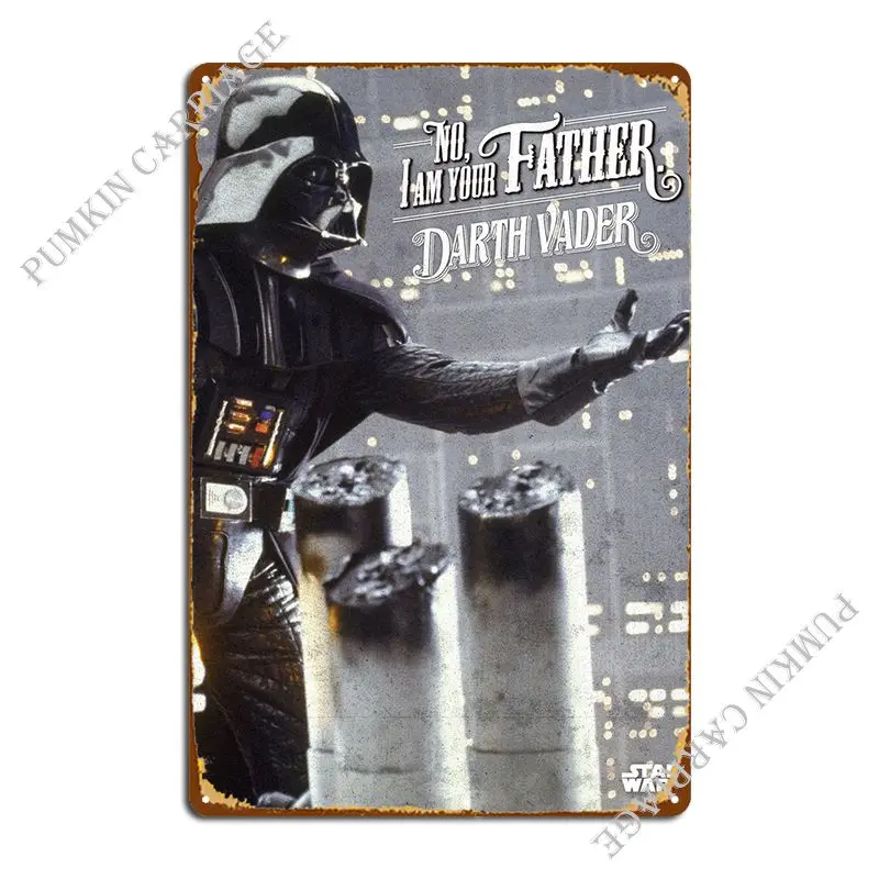 

Металлический плакат с надписью «I Am Your Father»