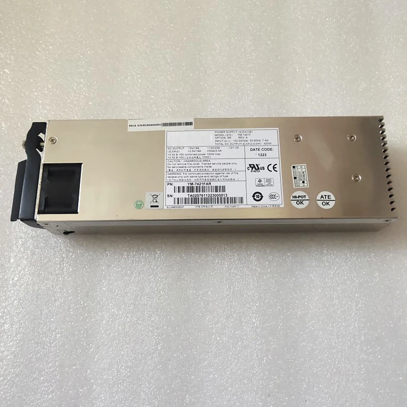 YM-7421F 420W CP-1356R2 Original For 3Y Redundant Power Supply Before Shipment Perfect Test 4 YM-7421F 420W CP-1356R2 Original For 3Y Redundant Power Supply Before Shipment Perfect Test - Image 2