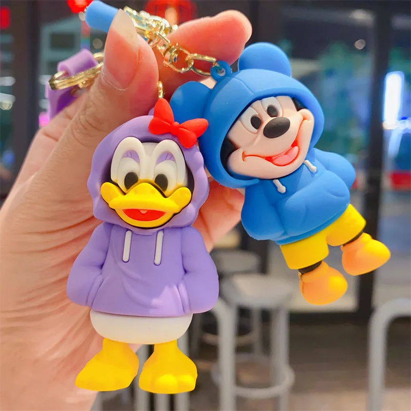 DISNEYミニミニキーホルダー Disney Keychains Mickey Mouse Minnie Keyring Car Bag