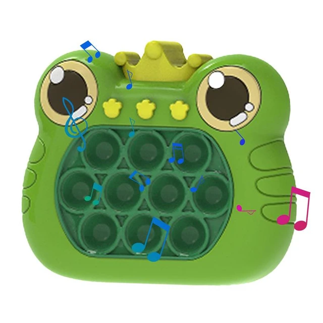 Lovely Push Bubble Sensory Toys Frog Shape Pound A Mole Quick