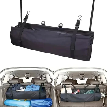 Organizer per Bagagliaio Auto ad Alta Capacità, Borsa Portaoggetti in Oxford per Sedile Posteriore, Organizzatore Universale Regolabile Multiuso per Auto