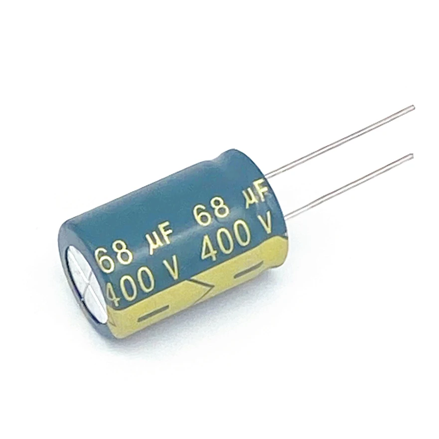 Condensatore elettrolitico in alluminio da 10PCS 400V 1UF 2.2UF 6.8UF 10UF, 400V 2.2UF Condensatore elettrolitico in alluminio da 10PCS 400V 1UF 2.2UF 6.8UF 10UF, 400V 2.2UF
