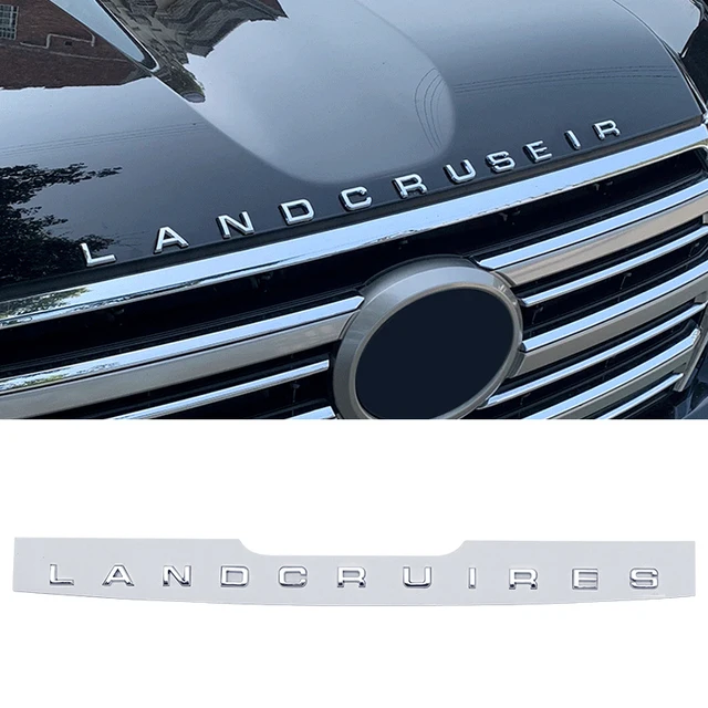 ABS Chrom TwinTurbo Für Toyota Land Cruiser 300 Serie LC300 Seite Hinten  Stamm Turbo Abzeichen 3D Emblem Aufkleber Trim Zubehör - AliExpress