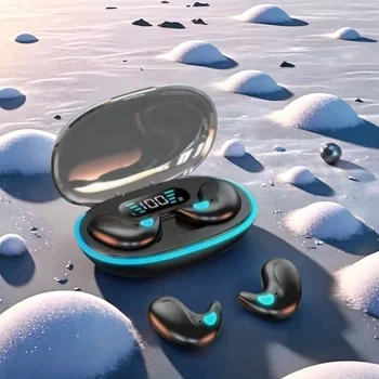 X55 Sleeping Earbuds Wireless Mini Headphones For Work TWS Bluetooth Earphone Stereo Hidden Headsets with Mic HD Call Waterproof 1