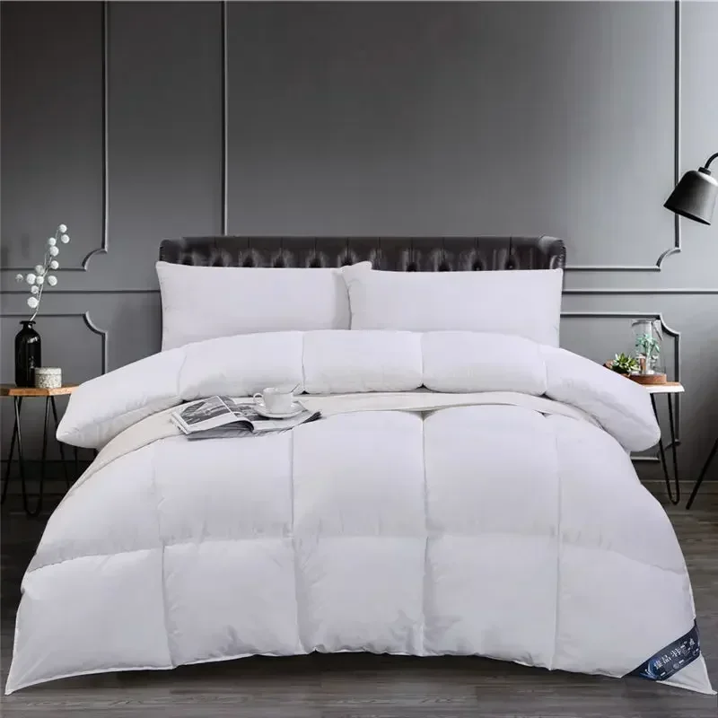 White Goose/Duck Down Comforter Duvet Winter Quilt Blanket Cotton Cover Twin Full Queen King Size